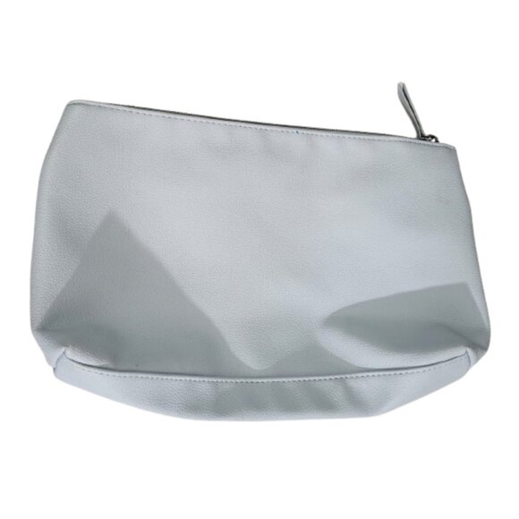 DISNEY STITCH AT PRIMARK Light Blue "M" Monogram Double Zip Clutch - Picture 2 of 6